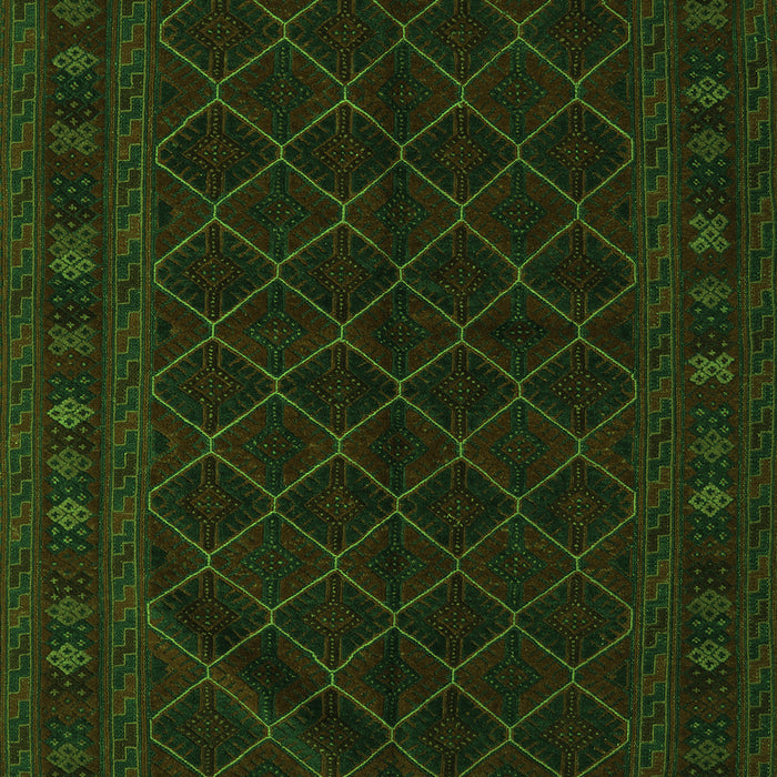 Southwestern Green Country Rug, tr2667grn