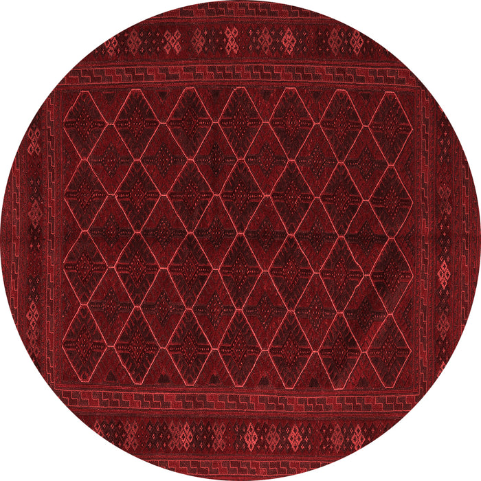 Machine Washable Southwestern Red Country Rug, wshtr2667red