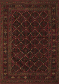 Southwestern Brown Country Rug, tr2667brn