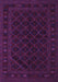 Southwestern Purple Country Rug, tr2667pur