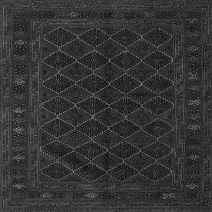 Serging Thickness of Southwestern Gray Country Rug, tr2667gry