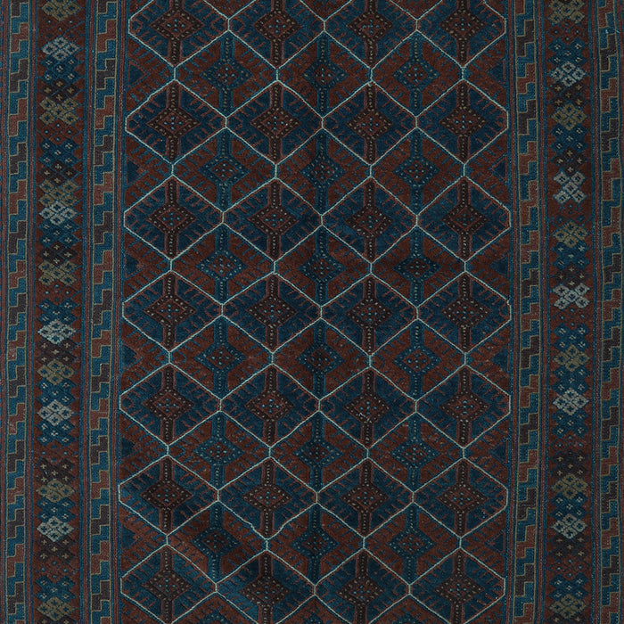 Southwestern Light Blue Country Rug, tr2667lblu