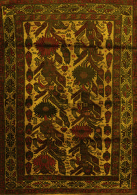 Persian Yellow Traditional Rug, tr2668yw