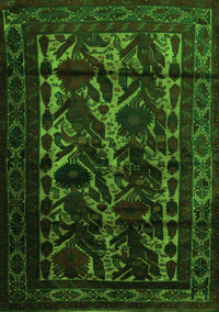 Persian Green Traditional Rug, tr2668grn