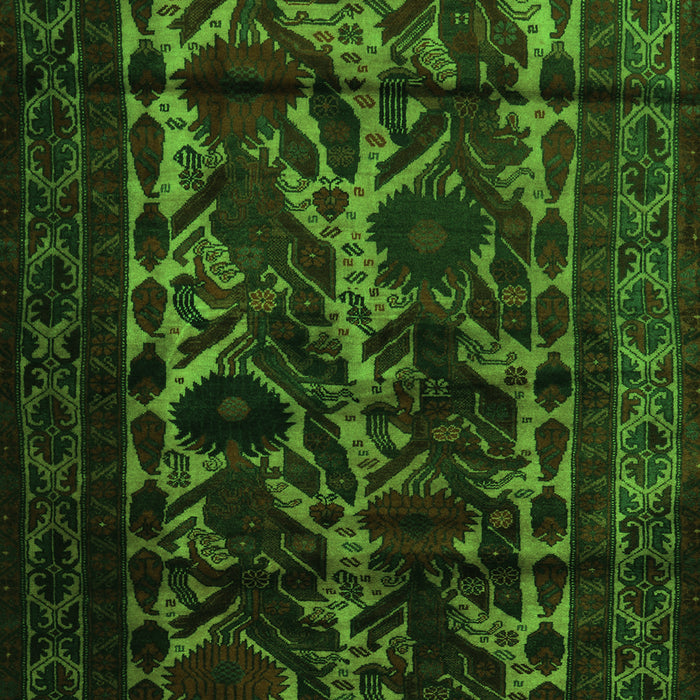 Persian Green Traditional Rug, tr2668grn
