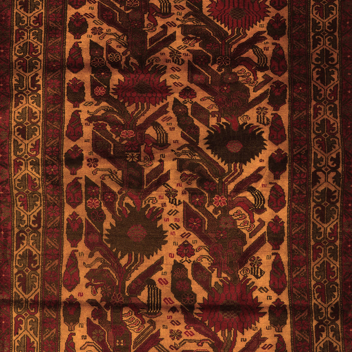 Persian Orange Traditional Rug, tr2668org