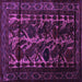 Square Persian Purple Traditional Rug, tr2668pur