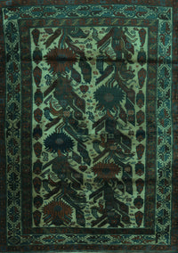 Persian Turquoise Traditional Rug, tr2668turq