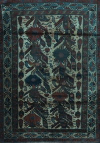 Persian Light Blue Traditional Rug, tr2668lblu
