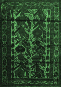 Persian Emerald Green Traditional Rug, tr2668emgrn