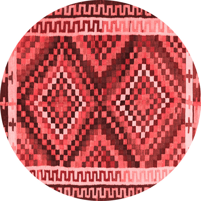 Machine Washable Southwestern Red Country Rug, wshtr2669red