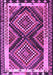 Southwestern Purple Country Rug, tr2669pur