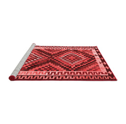 Country Red Washable Rugs