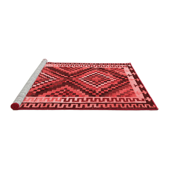 Country Red Washable Rugs