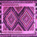 Square Southwestern Purple Country Rug, tr2669pur