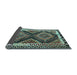 Sideview of Southwestern Light Blue Country Rug, tr2669lblu