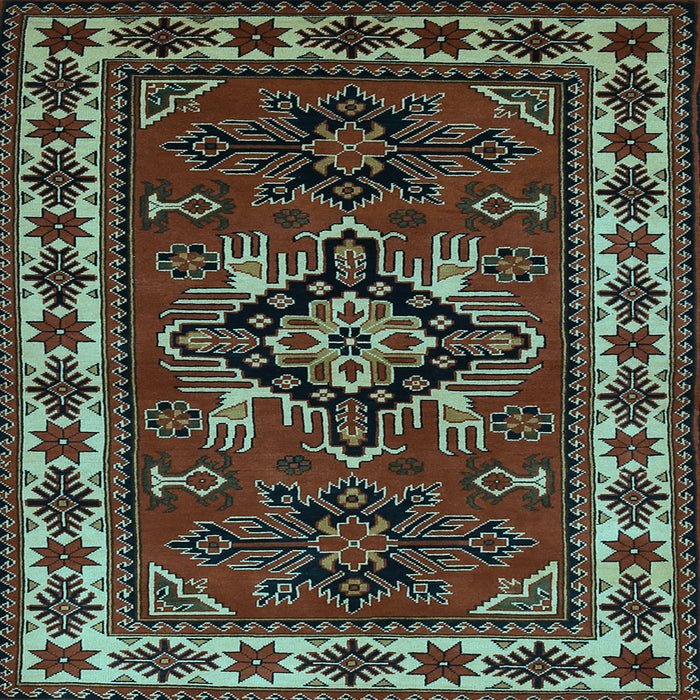 Square Persian Light Blue Traditional Rug, tr266lblu