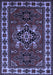 Machine Washable Persian Blue Traditional Rug, wshtr266blu