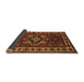 Sideview of Persian Brown Traditional Rug, tr266brn