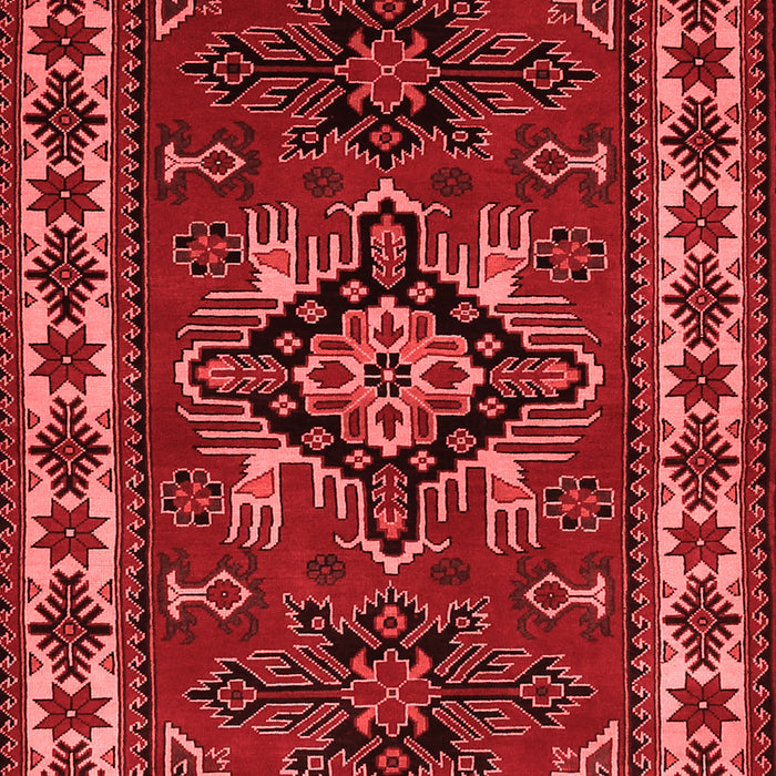Machine Washable Persian Red Traditional Rug, wshtr266red