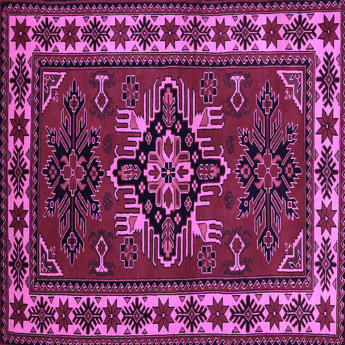 Square Persian Purple Traditional Rug, tr266pur