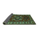 Sideview of Persian Turquoise Traditional Rug, tr266turq