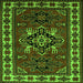 Serging Thickness of Persian Green Traditional Rug, tr266grn