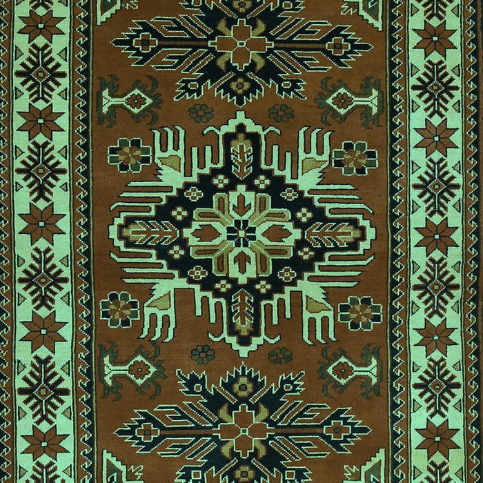Machine Washable Persian Turquoise Traditional Area Rugs, wshtr266turq