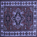 Square Persian Blue Traditional Rug, tr266blu