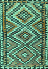 Persian Turquoise Traditional Rug, tr2670turq