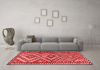 Machine Washable Persian Red Traditional Rug, wshtr2670red