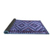 Sideview of Persian Blue Traditional Rug, tr2670blu