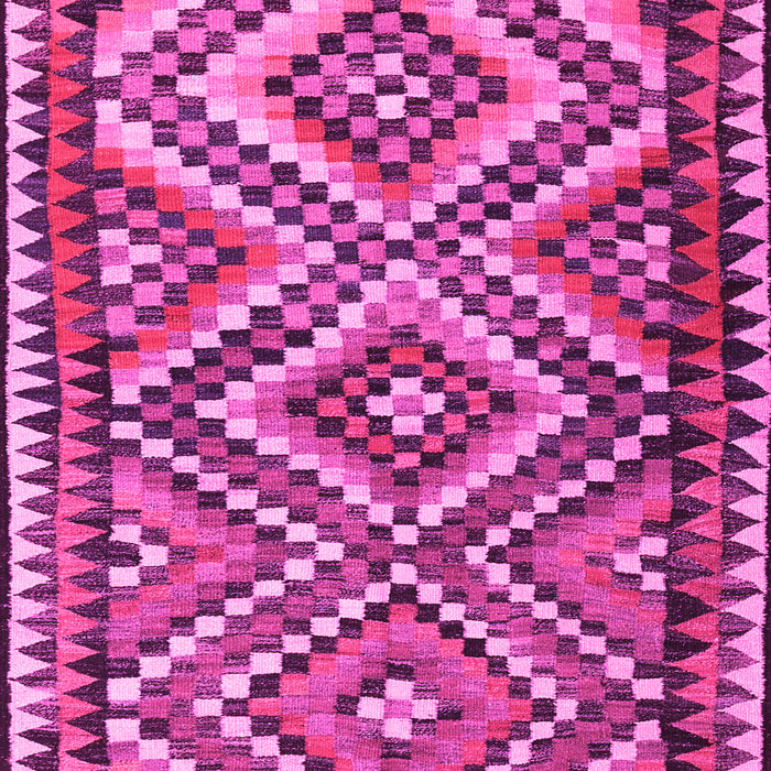 Machine Washable Persian Pink Traditional Rug, wshtr2670pnk