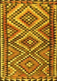 Persian Yellow Traditional Rug, tr2670yw