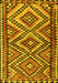 Persian Yellow Traditional Rug, tr2670yw