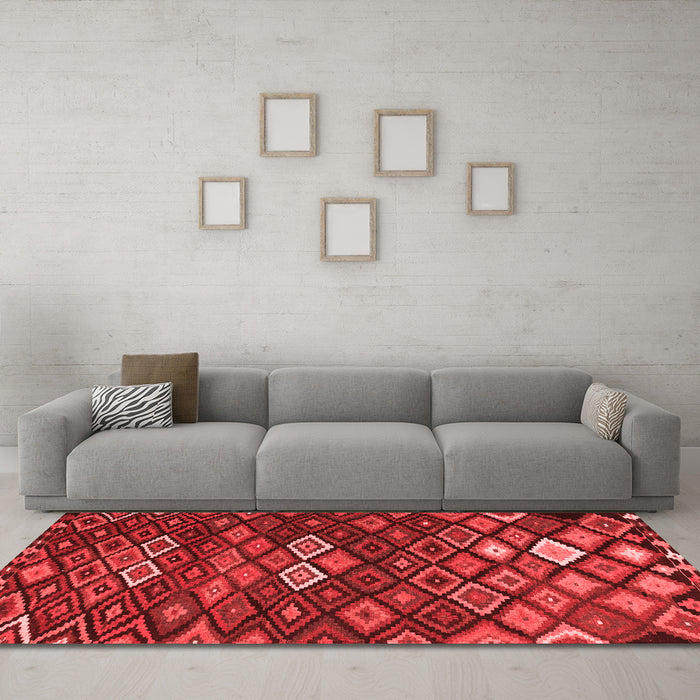 Traditional Red Washable Rugs