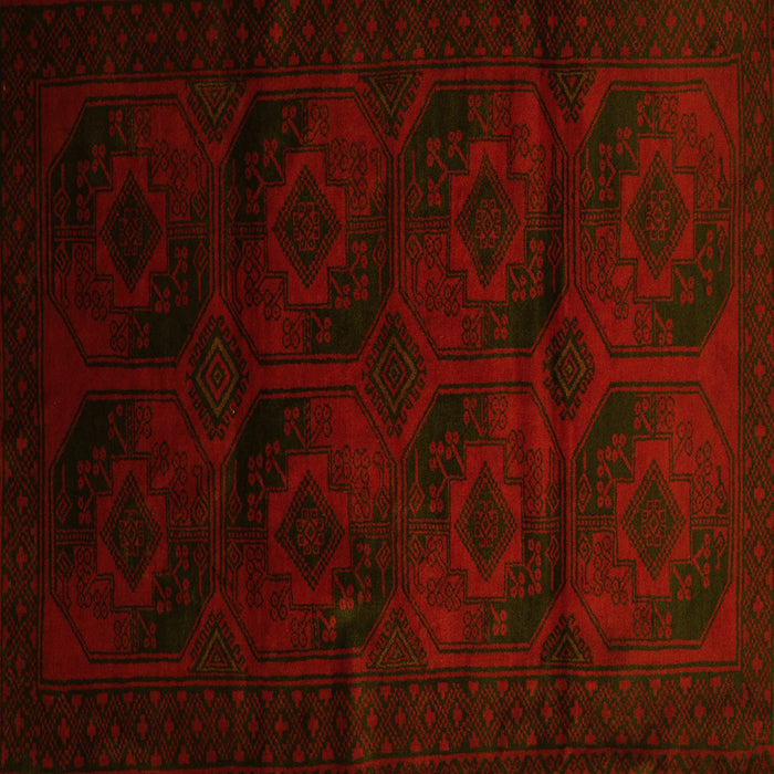 Square Machine Washable Persian Yellow Traditional Rug, wshtr2672yw