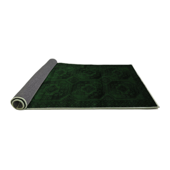 Sideview of Persian Emerald Green Traditional Rug, tr2672emgrn