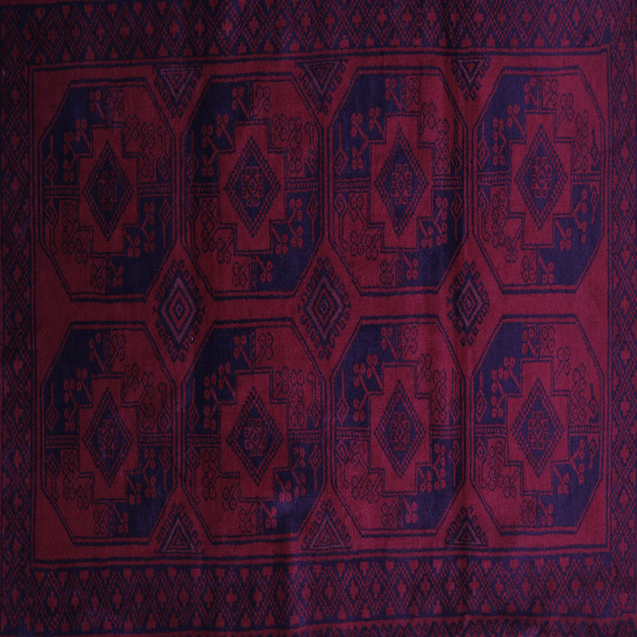 Square Persian Purple Traditional Rug, tr2672pur
