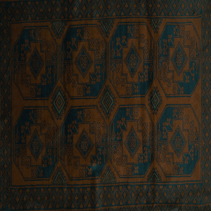 Square Persian Turquoise Traditional Rug, tr2672turq