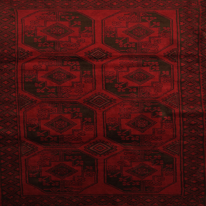 Serging Thickness of Persian Orange Traditional Rug, tr2672org