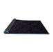 Sideview of Persian Blue Traditional Rug, tr2672blu