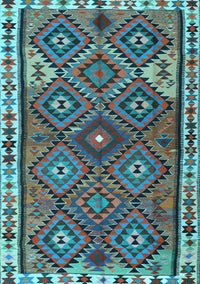 Persian Light Blue Traditional Rug, tr2673lblu