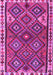 Machine Washable Persian Pink Traditional Rug, wshtr2673pnk