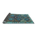 Sideview of Persian Light Blue Traditional Rug, tr2673lblu