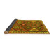 Sideview of Persian Yellow Traditional Rug, tr2673yw