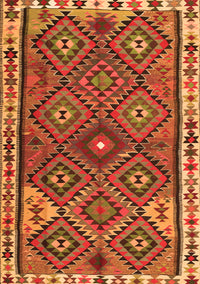 Persian Orange Traditional Rug, tr2673org