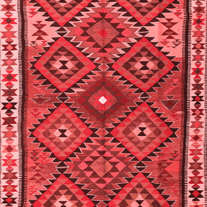 Machine Washable Persian Red Traditional Rug, wshtr2673red