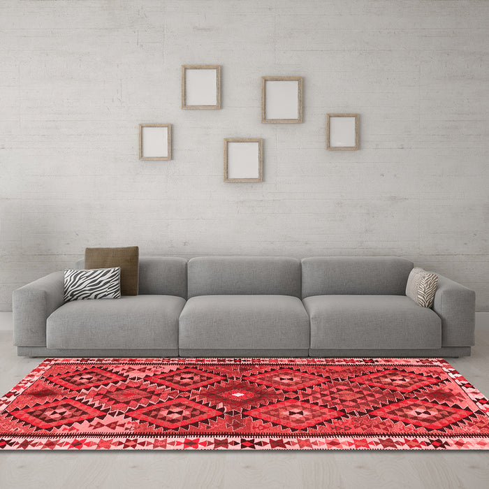 Traditional Red Washable Rugs