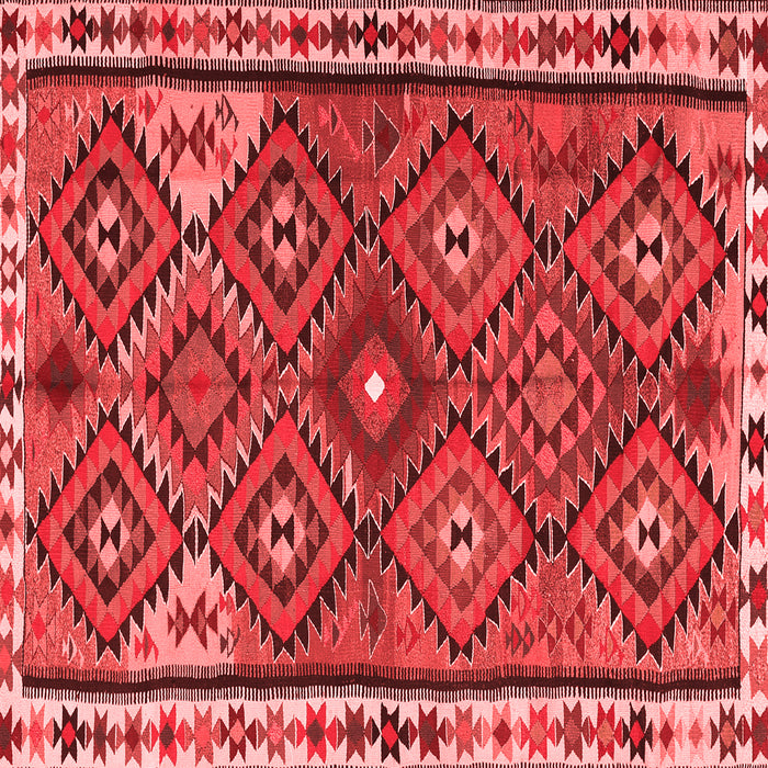 Machine Washable Persian Red Traditional Rug, wshtr2673red